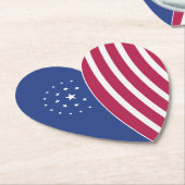 Herz Amerikas Untersetzer (angewinkelt)