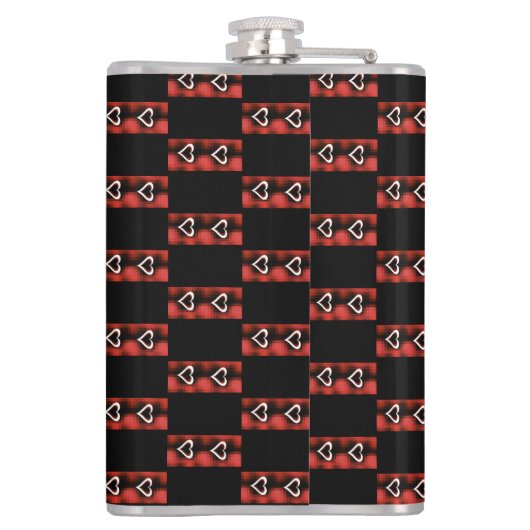 Herz an der Tafel Flachmann (Rückseite)