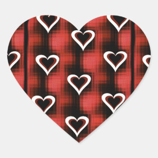 Herz an der Tafel Herz-Aufkleber