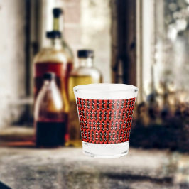 Herz an der Tafel Schnapsglas