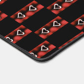 Herz an der Tafel Schreibtischunterlage (Ecke)