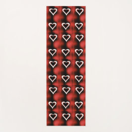 Herz an der Tafel Yogamatte