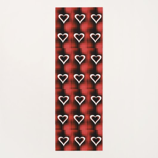 Herz an der Tafel Yogamatte (Rückseite)