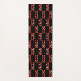 Herz an der Tafel Yogamatte