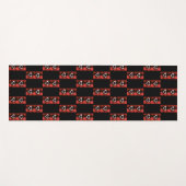 Herz an der Tafel Yogamatte (Vorderseite (Horizontal))