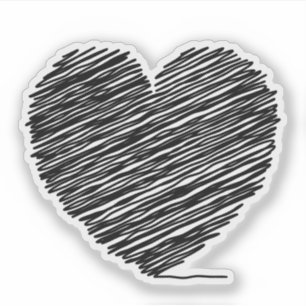 Herz an einem String Aufkleber