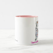 Herz an für Sie! Zweifarbige Tasse (Mittel)