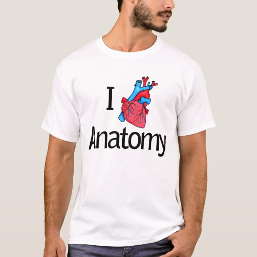 Herz-Anatomie T-Shirt (Vorderseite)