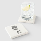 Herz-Anatomie - Trapezkünstler Steinuntersetzer (Seitenansicht)