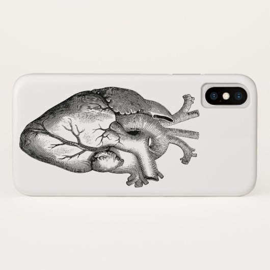 Herz-Anatomie-Wissenschaft Case-Mate iPhone Hülle (Rückseite (Horizontal))