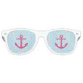 Herz Anchor Glasses Partybrille (Vorderseite)