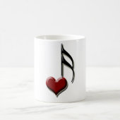 Herz-Anmerkung Kaffeetasse (Mittel)