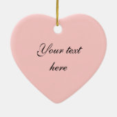 Herz (anpassbar) keramik ornament (Hinten)