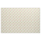 Herz-Äpfel mit rosa Tupfen und Herzen Stoff (Fat Quarter (45,7 x 55,9 cm))