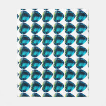 Herz Aquamarine, blau