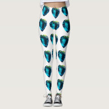 Herz Aquamarine, blau