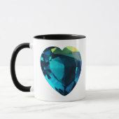 Herz Aquamarine Tasse (Links)