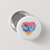 Herz Armeniens Button (Vorne & Hinten)