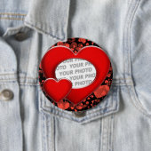 Herz ART + Ihr Foto Button (Beispiel)