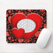 Herz ART + Ihr Foto Mousepad (Mit Mouse)