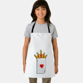 Herz As mit Königin Krone Schürze (Insitu)
