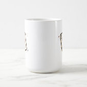 Herz-Ass Minimale Spielkarten-Kunst Kaffeetasse (Mittel)