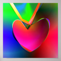 Herz auf einer Zeichenfolge