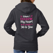 Herz auf Hoodies & Sweatshirts (Rückseite)