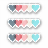 Herz Aufkleber (Vorderseite)