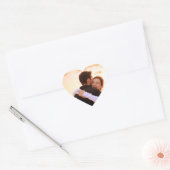 HERZ-Aufkleber MIT KUNSTBAR FOTO (Umschlag)