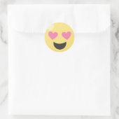 Herz-Augen-Liebe Emoji Stickers (Tasche)