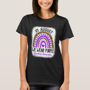 Herz August Wir tragen Purple Überdosis Awareness  T-Shirt
