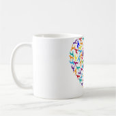 Herz aus den Großen Dänen Kaffeetasse (Links)