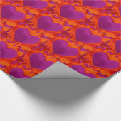 Herz aus der Flamme 2 Geschenkpapier (Ecke)