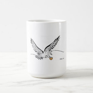 Herz aus Gold Eagle Kaffeetasse
