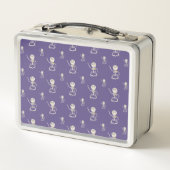 Herz aus Gold Metall Lunchbox (Rückseite)