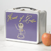 Herz aus Gold Metall Lunchbox (Beispiel)