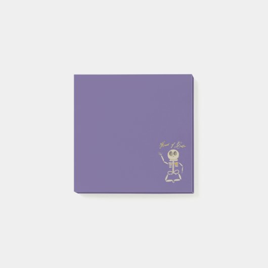 Herz aus Gold Post-It Notizen (Vorderseite)