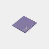 Herz aus Gold Post-It Notizen (angewinkelt)