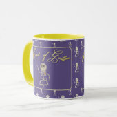 Herz aus Gold Tasse (Vorderseite Links)