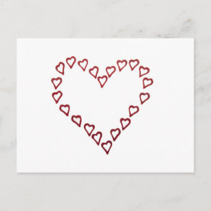 Herz aus Herzen Postkarte