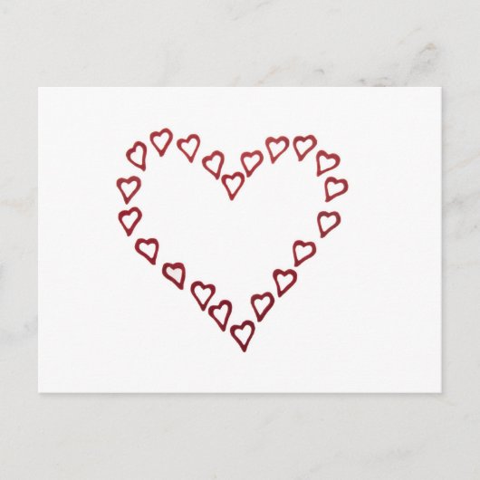 Herz aus Herzen Postkarte (Vorderseite)