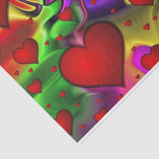 Herz aus Liebe Seidenpapier (Ausschnitt)