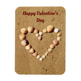 Herz aus Seashells Magnet