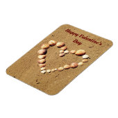 Herz aus Seashells Magnet (Linke Seite)