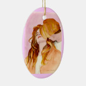 Herz-Ausdruck Keramik Ornament (Rechts)