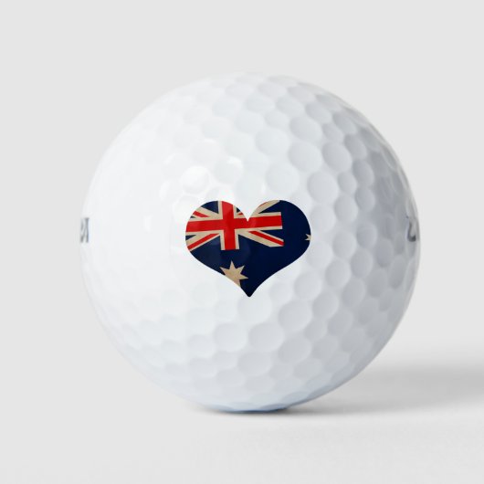 Herz Australiens Golfball (Vorderseite)