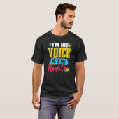 Herz-Autismus-Mama Premium T-Shirt (Vorne ganz)