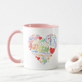 Herz - Autismus Tasse
