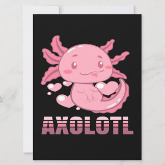 Herz Axolotl | Niedlicher Cartoon Axolotl